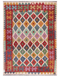 Maimana Afghanistan Kilim Rug - 200 x149 cm - Handmade