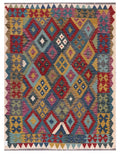 Maimana Afghanistan Kilim Rug - 199 x154 cm - Handmade