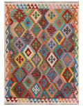 Maimana Afghanistan Kilim Rug - 201 x150 cm - Handmade