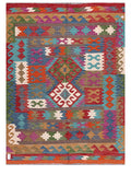 Maimana Afghanistan Kilim Rug - 199 x150 cm - Handmade