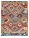 Maimana Afghanistan Kilim Rug - 193 x155 cm - Handmade