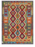Maimana Afghanistan Kilim Rug - 203 x152 cm - Handmade