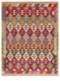 Maimana Afghanistan Kilim Rug - 194 x156 cm - Handmade