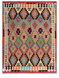 Maimana Afghanistan Kilim Rug - 203 x155 cm - Handmade