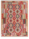 Maimana Afghanistan Kilim Rug - 199 x153 cm - Handmade