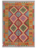 Maimana Afghanistan Kilim Rug - 200 x145 cm - Handmade