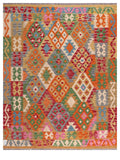 Maimana Afghanistan Kilim Rug - 194 x155 cm - Handmade