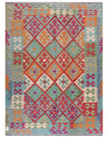 Maimana Afghanistan Kilim Rug - 207 x157 cm - Handmade