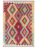 Maimana Afghanistan Kilim Rug - 148 x106 cm - Handmade