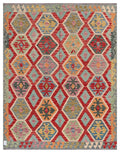 Maimana Afghanistan Kilim Rug - 201 x160 cm - Handmade
