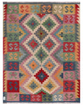 Maimana Afghanistan Kilim Rug - 207 x160 cm - Handmade