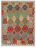 Maimana Afghanistan Kilim Rug - 198 x156 cm - Handmade
