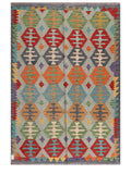 Maimana Afghanistan Kilim Rug - 212 x146 cm - Handmade