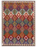 Maimana Afghanistan Kilim Rug - 199 x150 cm - Handmade