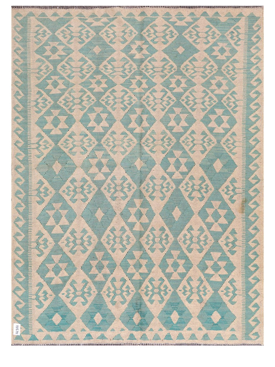Maimana Afghanistan Kilim Rug - 197 x151 cm - Handmade