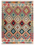 Maimana Afghanistan Kilim Rug - 204 x154 cm - Handmade