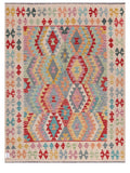 Maimana Afghanistan Kilim Rug - 201 x155 cm - Handmade