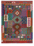 Maimana Afghanistan Kilim Rug - 195 x149 cm - Handmade
