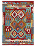 Maimana Afghanistan Kilim Rug - 206 x148 cm - Handmade