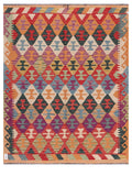 Maimana Afghanistan Kilim Rug - 192 x154 cm - Handmade
