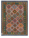Maimana Afghanistan Kilim Rug - 199 x152 cm - Handmade