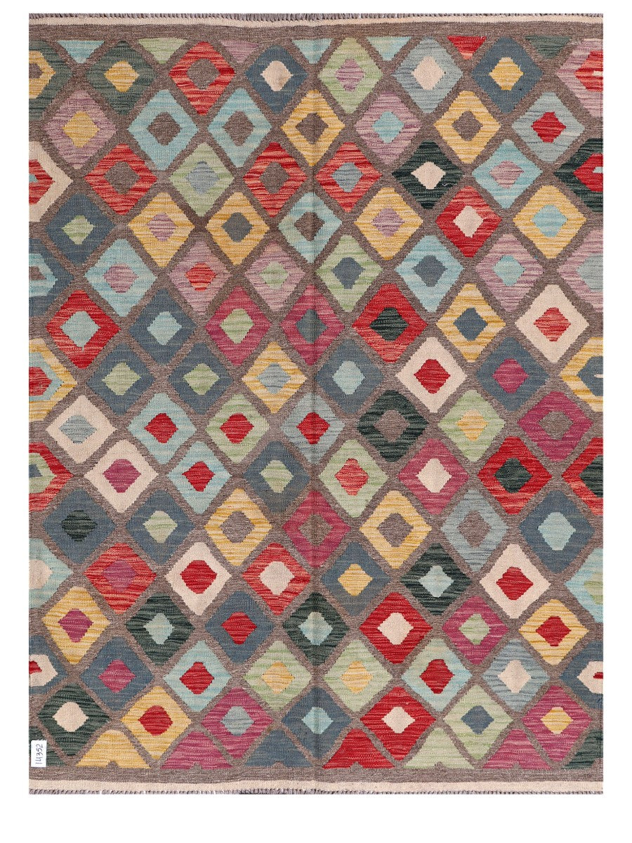 Maimana Afghanistan Kilim Rug - 200 x151 cm - Handmade
