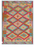 Maimana Afghanistan Kilim Rug - 200 x149 cm - Handmade