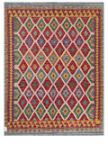 Maimana Afghanistan Kilim Rug - 202 x155 cm - Handmade