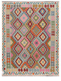 Maimana Afghanistan Kilim Rug - 200 x156 cm - Handmade