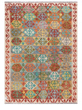 Maimana Afghanistan Kilim Rug - 197 x146 cm - Handmade