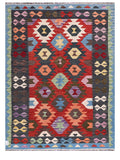 Maimana Afghanistan Kilim Rug - 202 x153 cm - Handmade