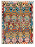 Maimana Afghanistan Kilim Rug - 201 x153 cm - Handmade