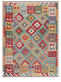 Maimana Afghanistan Kilim Rug - 198 x152 cm - Handmade