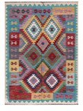 Maimana Afghanistan Kilim Rug - 197 x145 cm - Handmade