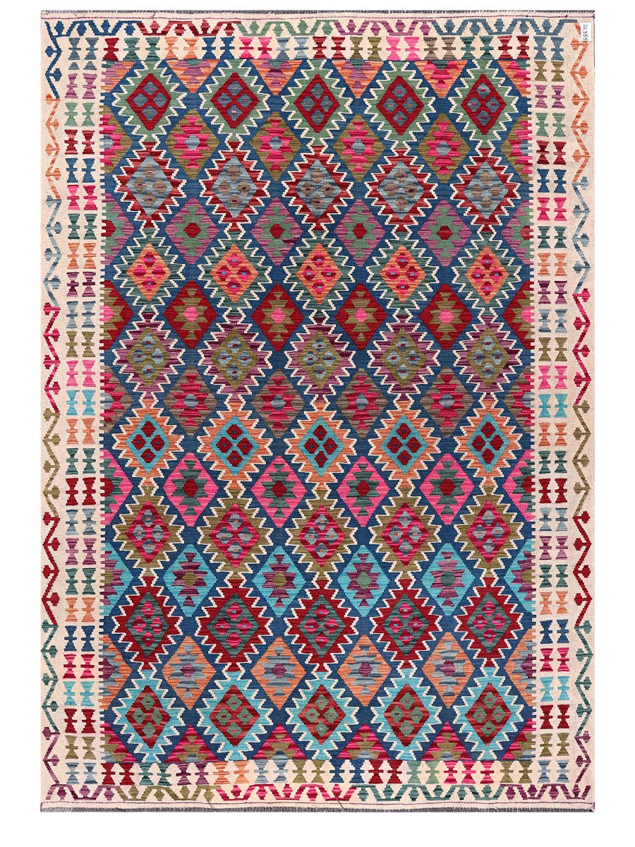Maimana Afghanistan Kilim Rug - 290 x204 cm - Handmade