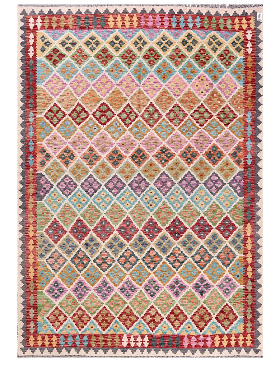 Maimana Afghanistan Kilim Rug - 290 x205 cm - Handmade
