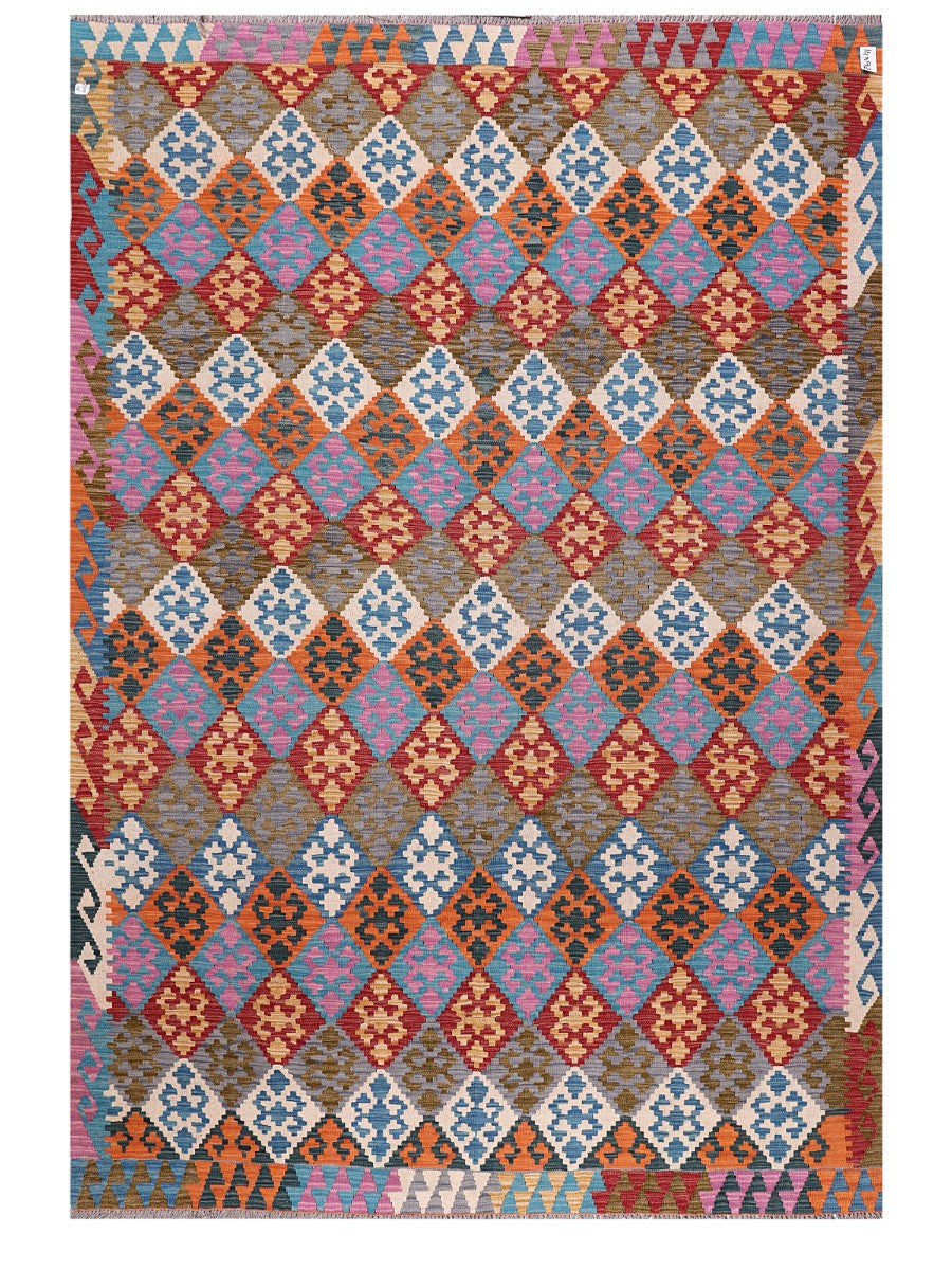 Maimana Afghanistan Kilim Rug - 300 x206 cm - Handmade