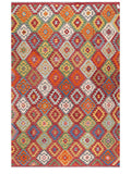 Maimana Afghanistan Kilim Rug - 305 x203 cm - Handmade