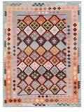 Maimana Afghanistan Kilim Rug - 241 x183 cm - Handmade