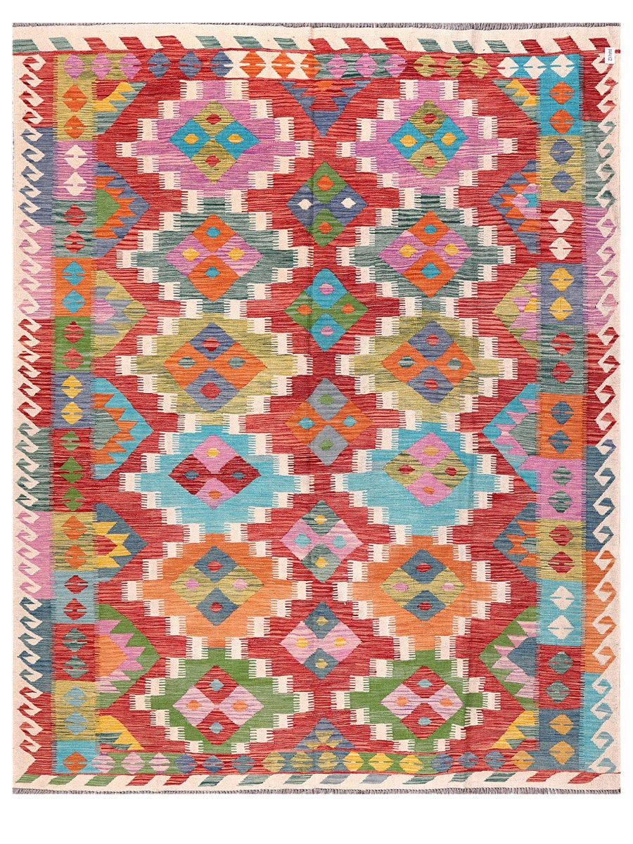 Maimana Afghanistan Kilim Rug - 297 x239 cm - Handmade