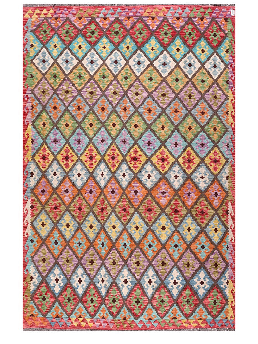 Maimana Afghanistan Kilim Rug - 349 x231 cm - Handmade