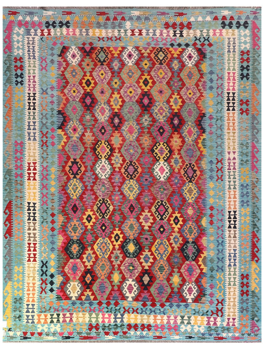 Maimana Afghanistan Kilim Rug - 373 x292 cm - Handmade