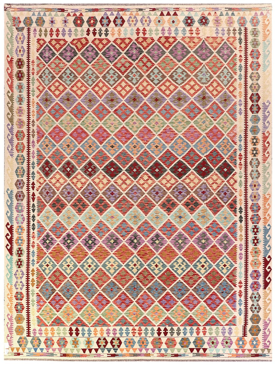 Maimana Afghanistan Kilim Rug - 416 x316 cm - Handmade