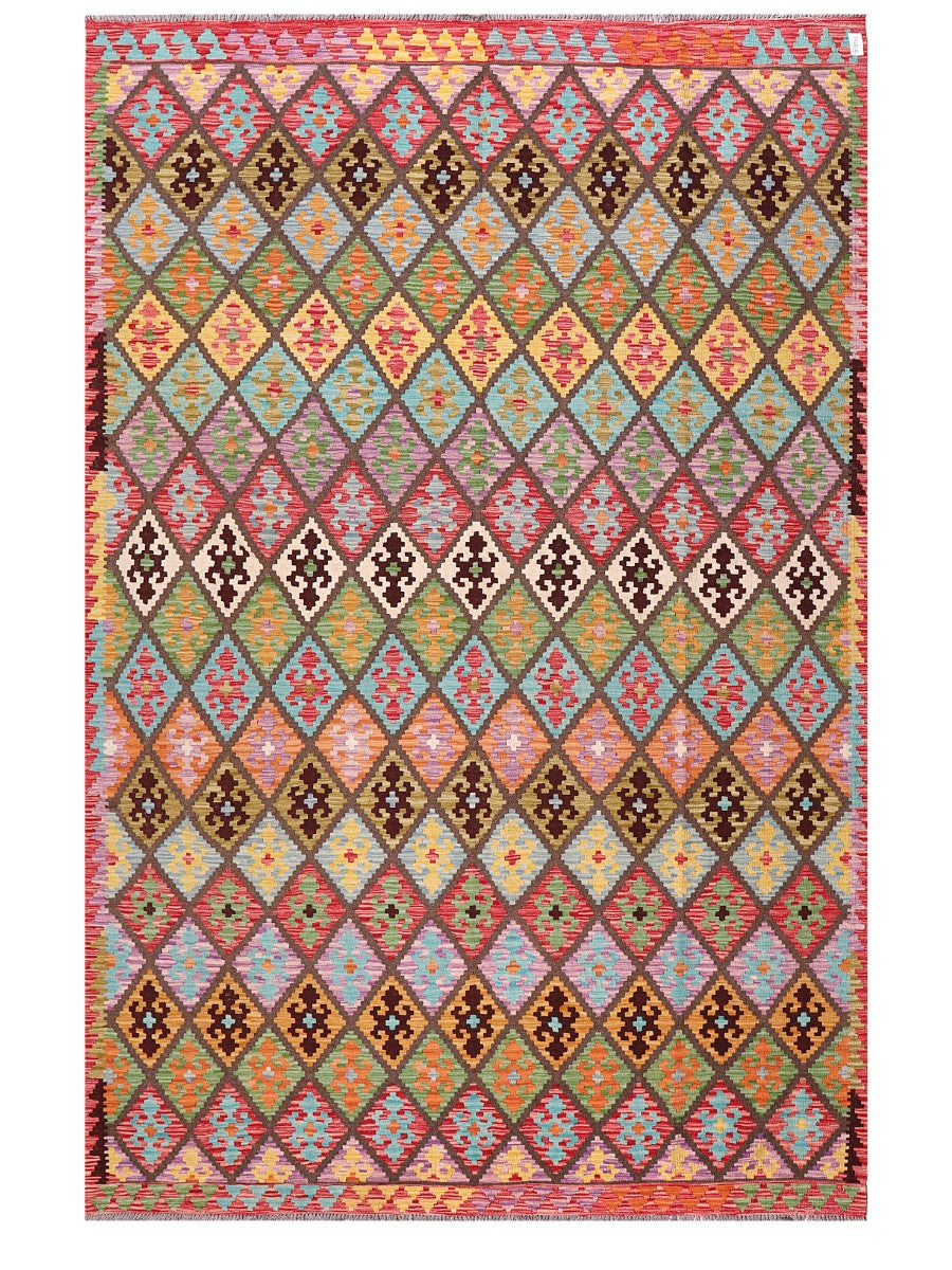 Maimana Afghanistan Kilim Rug - 357 x235 cm - Handmade