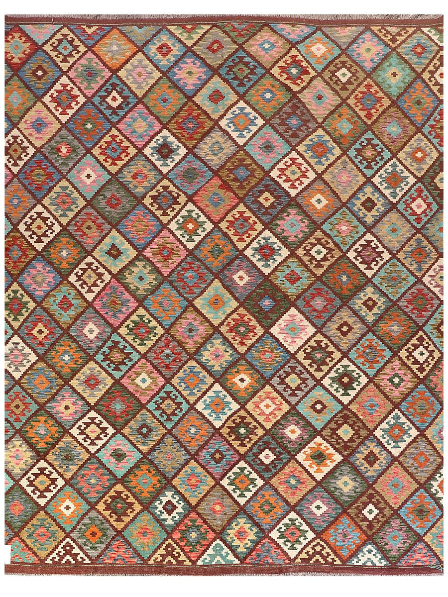 Maimana Afghanistan Kilim Rug - 392 x310 cm - Handmade
