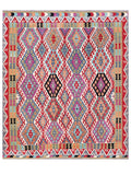 Maimana Afghanistan Kilim Rug - 296 x256 cm - Handmade