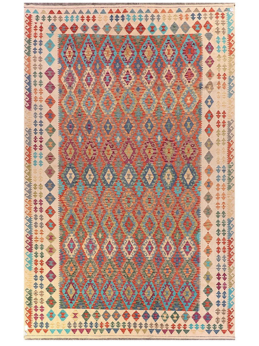 Maimana Afghanistan Kilim Rug - 488 x310 cm - Handmade