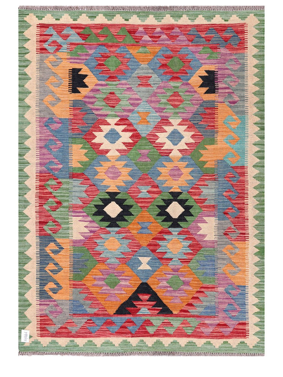 Maimana Afghanistan Kilim Rug - 173 x125 cm - Handmade