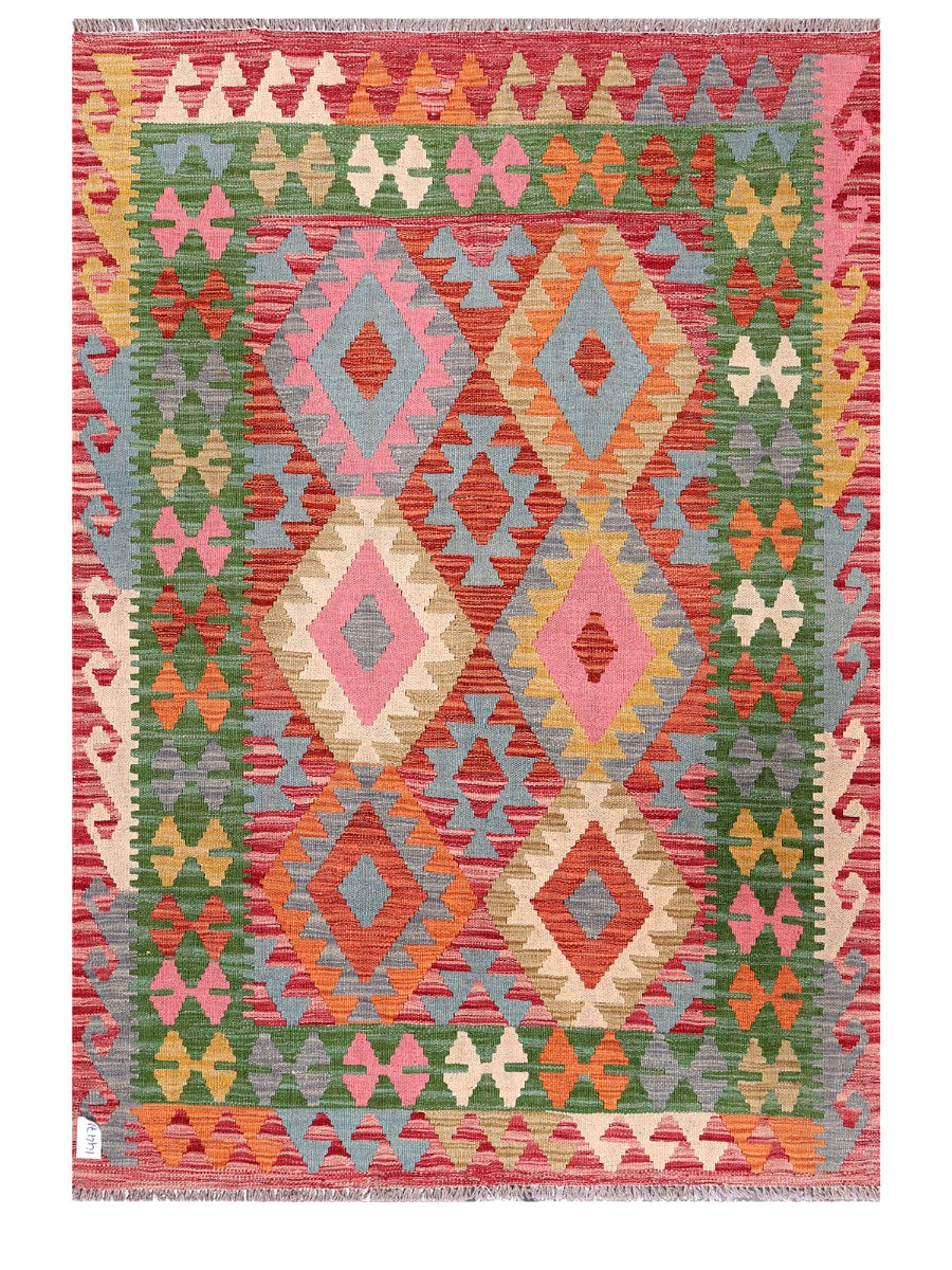 Maimana Afghanistan Kilim Rug - 172 x121 cm - Handmade