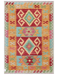 Maimana Afghanistan Kilim Rug - 183 x130 cm - Handmade